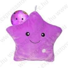 Plüss csillag - Lila - Ledes