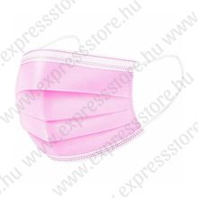 Eldobható rózsaszín maszk 50db/doboz