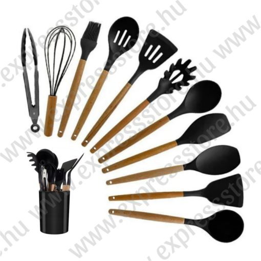 12 db szilikon főzőedény készlet