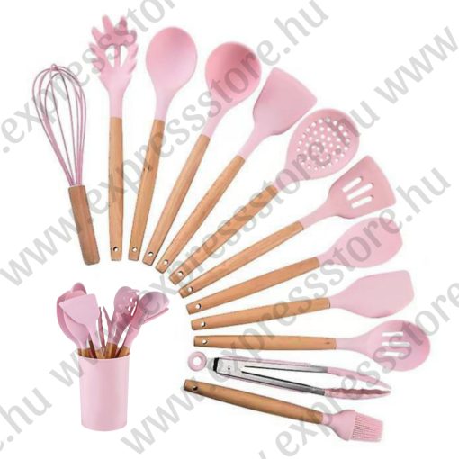 12 db szilikon főzőedény készlet