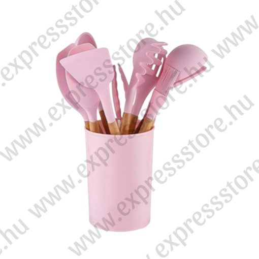 12 db szilikon főzőedény készlet