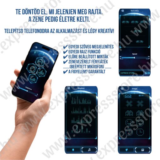 Okos napszemüveg - Telefonról irányítható 