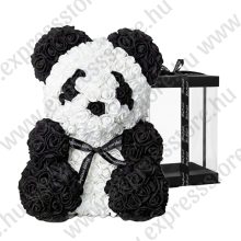 Rózsa panda 40cm - Ajándék díszdobozban 