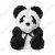 Rózsa panda 40cm - Ajándék díszdobozban 