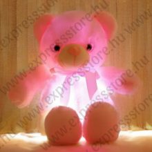 Plüss Maci - Ledes - Rózsaszín