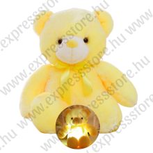 Plüss Maci - Ledes - Sárga