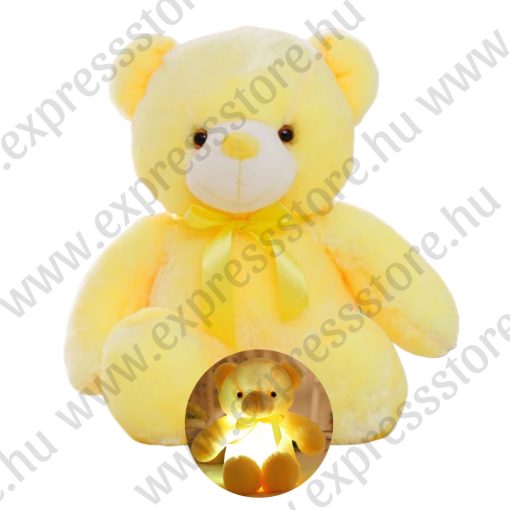 Plüss Maci - Ledes - Sárga