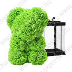 RózsaMaci - Zöld - Díszdobozban