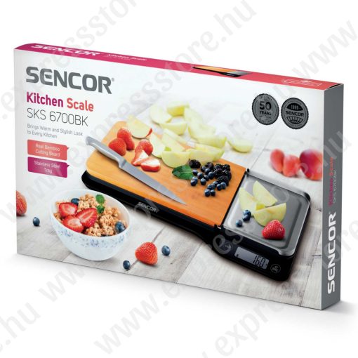 Sencor SKS 6500BK Konyhai mérleg